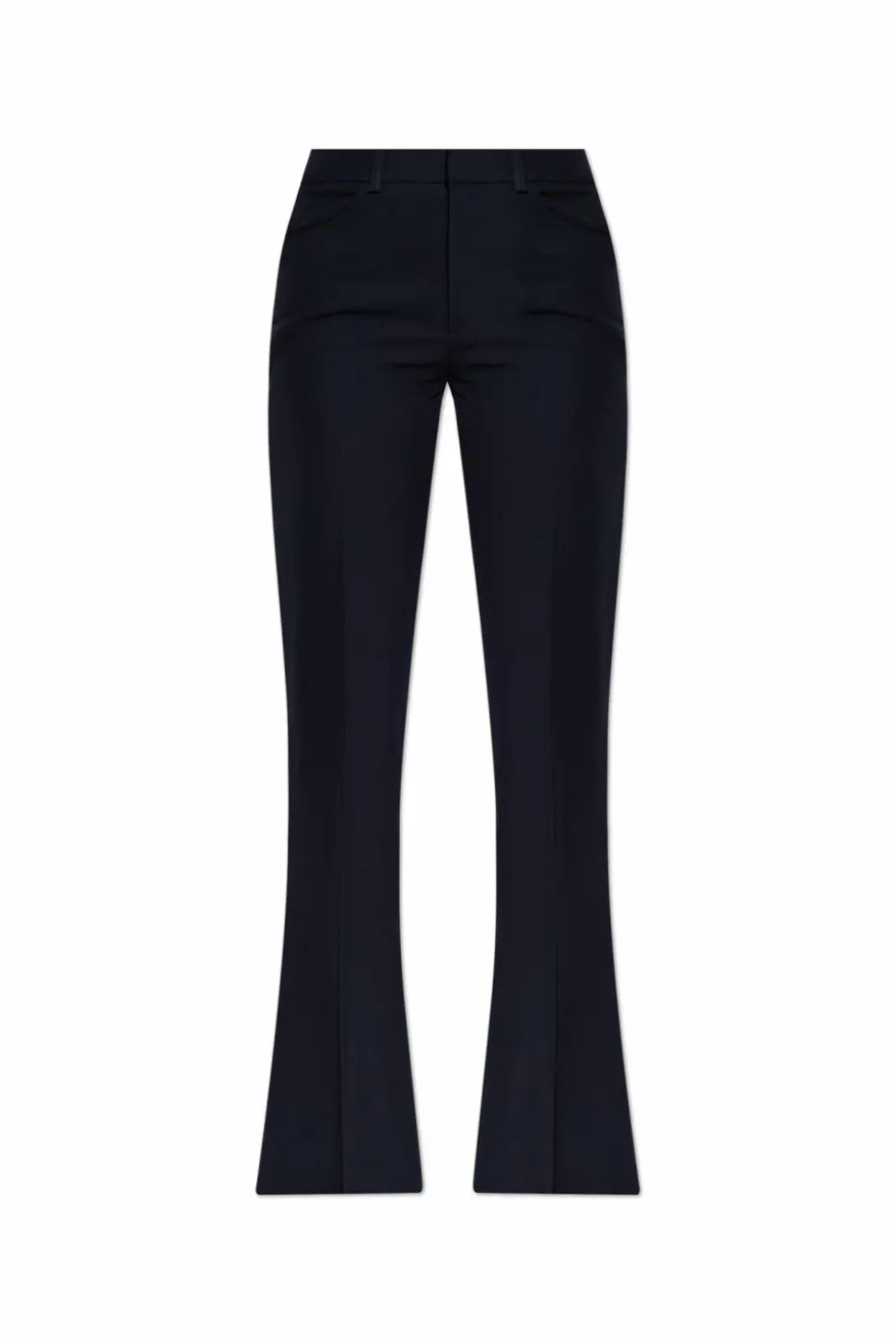 Zadig & Voltaire GRANATOWY Spodnie w kant ‘Pistol’