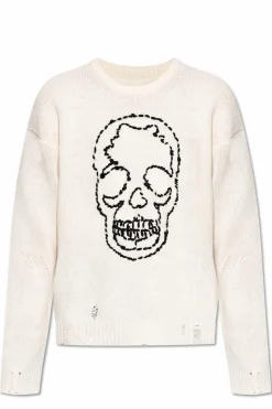 Zadig & Voltaire kremowy Sweter `Marko`