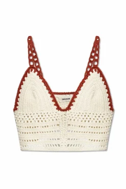 Zadig & Voltaire kremowy Top `Taly`