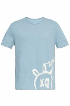 Zadig & Voltaire NIEBIESKI T-shirt `Stockly`