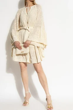 Zimmermann kremowy Krótka sukienka typu `oversize`